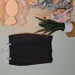 WHBM retro polka dot pencil skirt